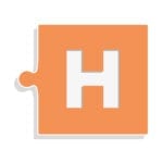 letter H as a jigsaw letter, for management and leadership training