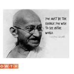 Gandhi, an inspiring leader