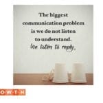 communication is essential for good leadership